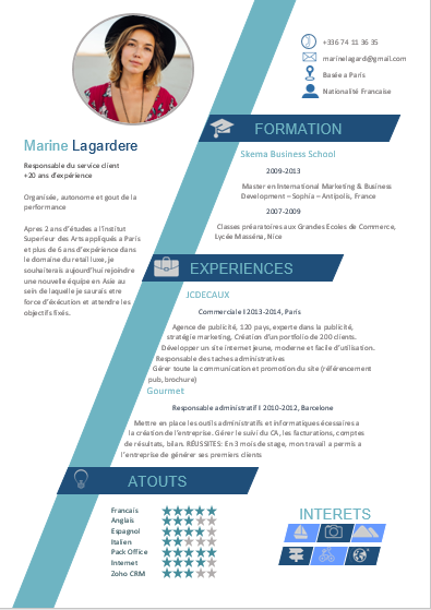 Back to school template - CV #22