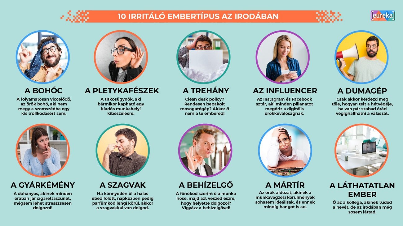 10 irritáló embertípus az irodában