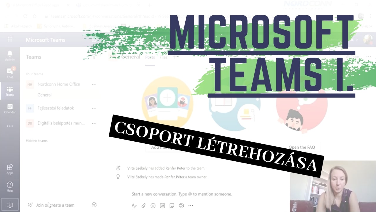 Home Office sorozat/Microsoft Teams első lépések