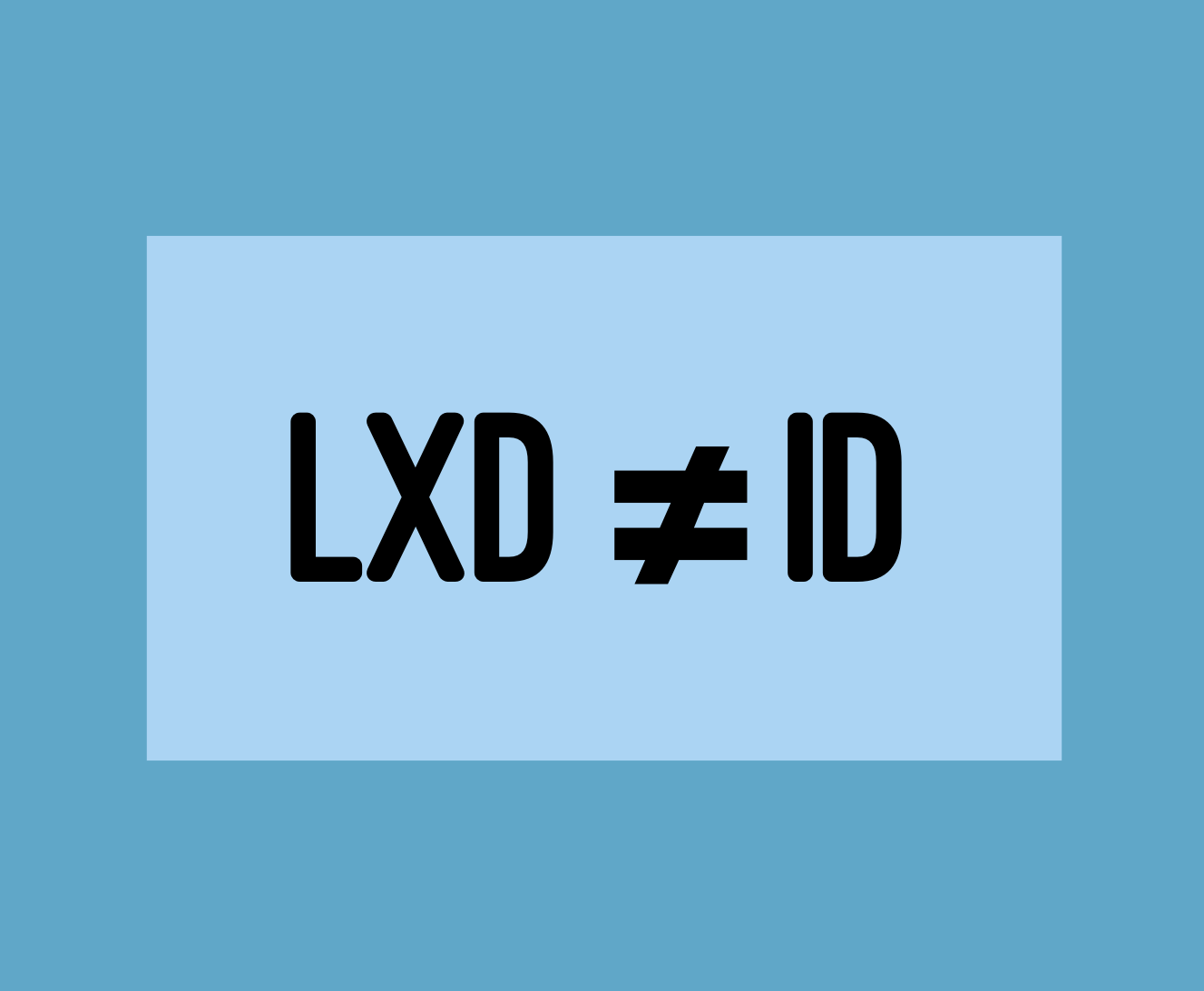 Az LXD és ID közötti különbségek