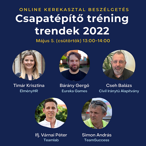 Csapatépítő tréning trendek 2022