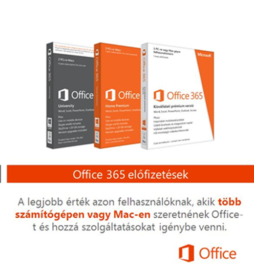 office365 előfizetés