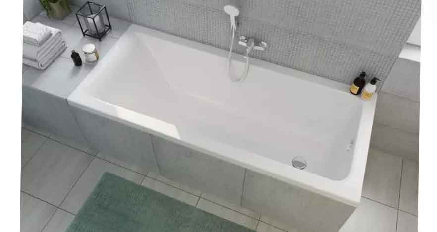 Egyszerű külsőbe bújtatott különlegesség – modern egyenes kádak