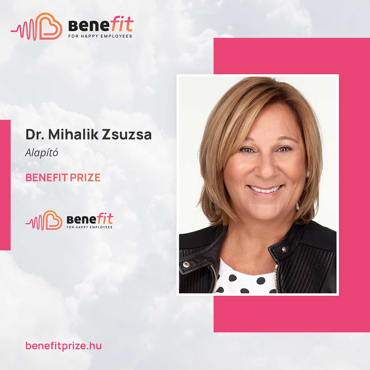 Példamutató munkáltatók és munkavállalói jóllét: Interjú Dr. Mihalik Zsuzsával, a beneFit Prize Alapítójával
