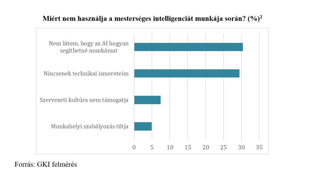 Ezért nem terjed jobban a mesterséges intelligencia a munkahelyeken
