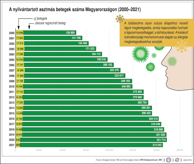 asztma korányi beteg