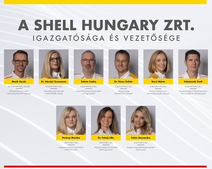 Megújult a Shell Hungary vezetősége