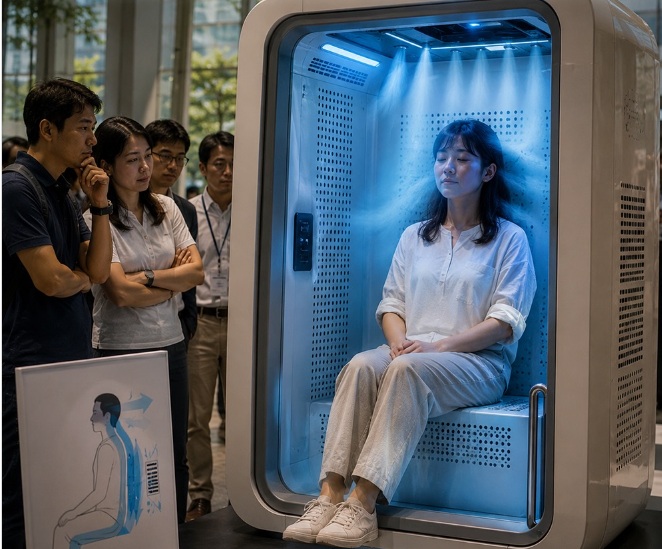 Nem sci-fi: egy japán találmány 5 perc alatt lehűti a hőségben dolgozókat