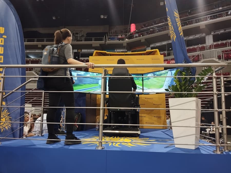 Kamionszimulátor a Waberersnél