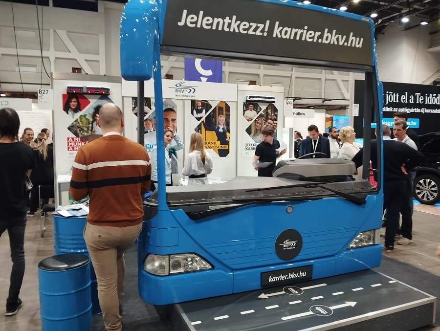 Jobverse Állásbörze BKV standja