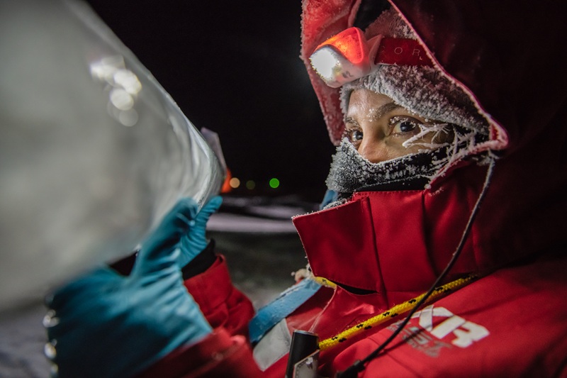 fagy, sarkvidék, expedíció, Esther Horvath